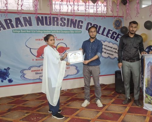 World Hepatitis Day Certificate Distribution