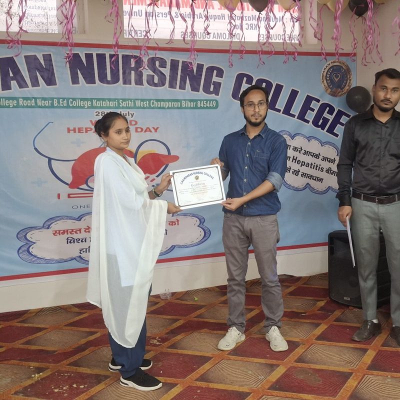 World Hepatitis Day Certificate Distribution